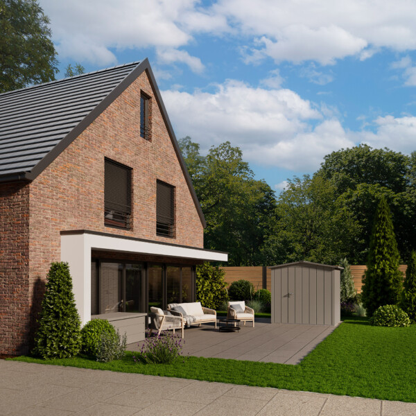 Juno-Gerätehaus Satteldach Modern Typ 11