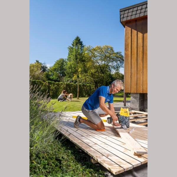 Terrassendiele Bangkirai Unterkonstruktion